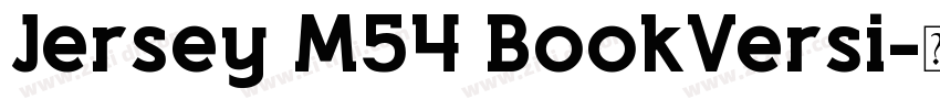 Jersey M54 BookVersi字体转换